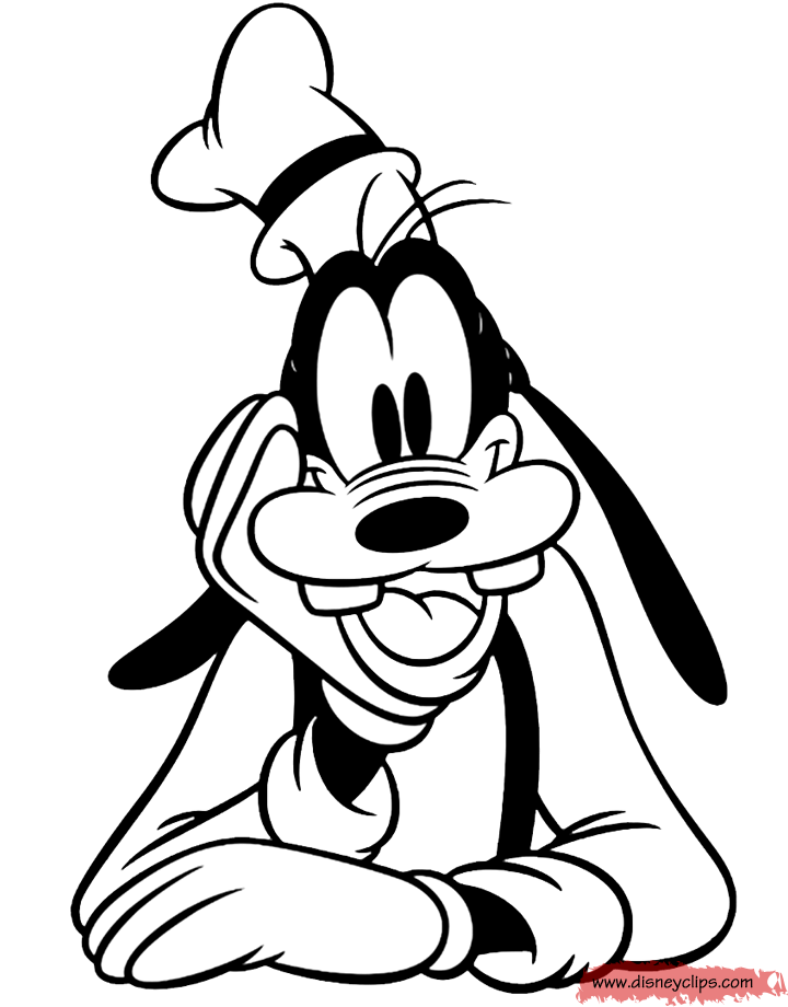goofy coloring page disney39s goofy coloring pages disneyclipscom goofy coloring page 