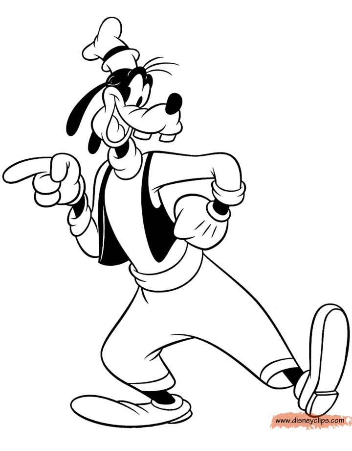 goofy coloring page goofy coloring pages free printable online goofy coloring pages only coloring pages page goofy coloring 