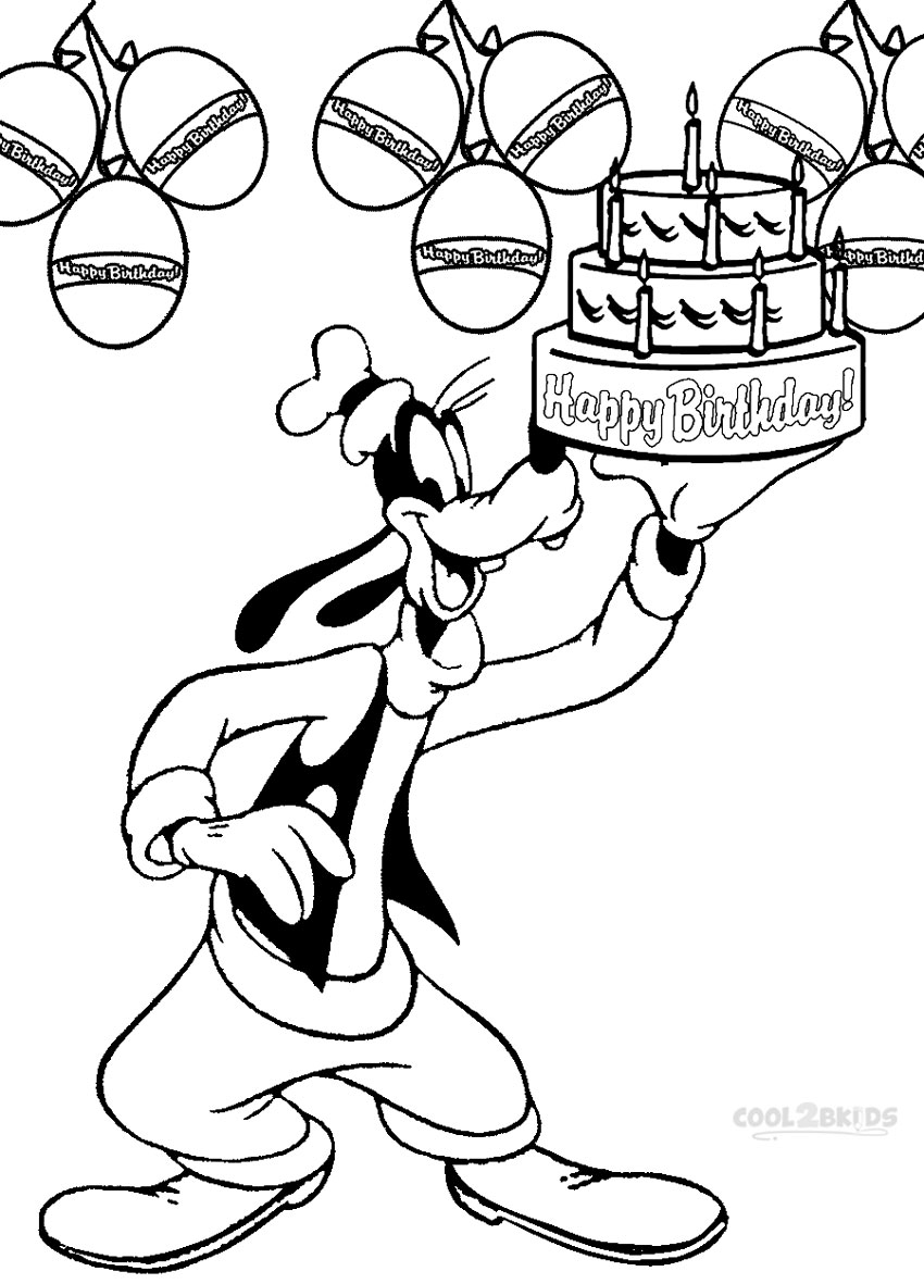 goofy coloring page printable goofy coloring pages for kids cool2bkids coloring page goofy 