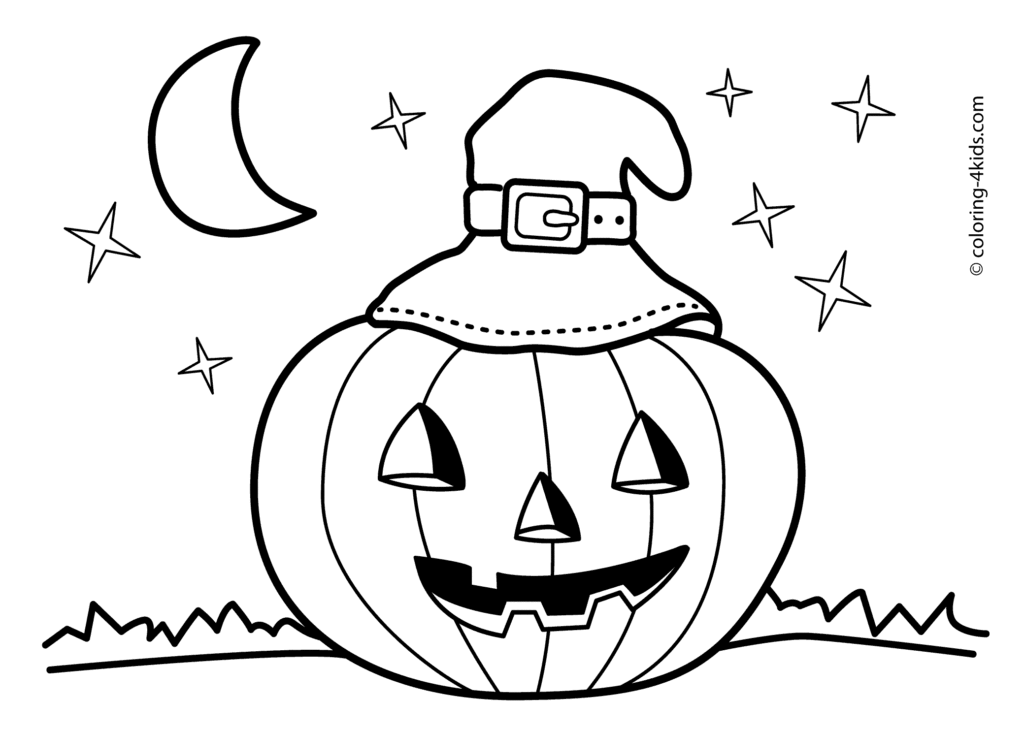 halloween coloring pages easy halloween coloring pages free printable scary coloring home pages halloween easy coloring 