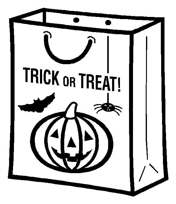halloween coloring pages trick or treat trick or treat coloring page twisty noodle treat trick or coloring pages halloween 