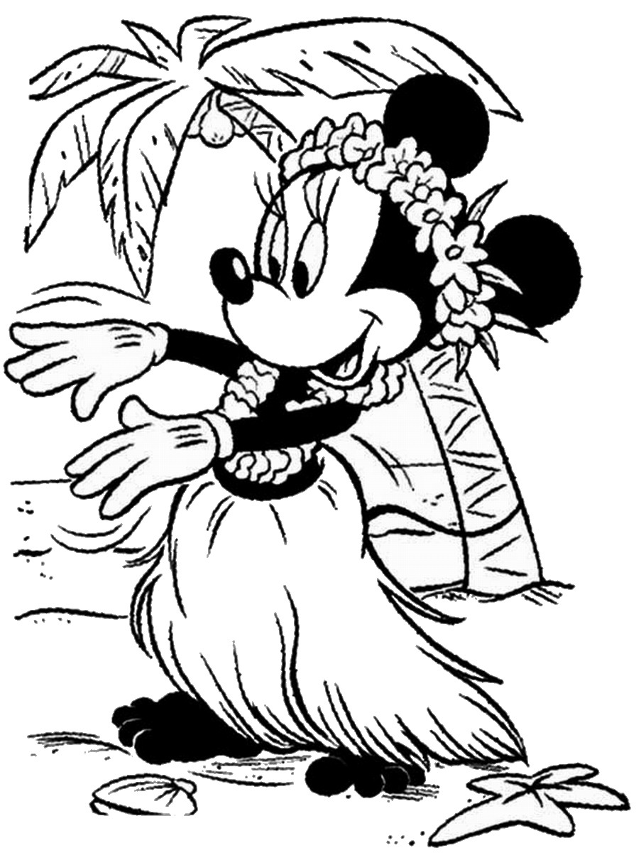 hawaiian themed pictures luau coloring pages birthday printable hawaiian themed pictures 