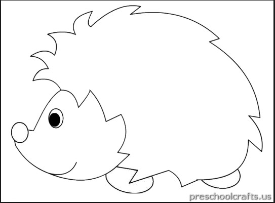 hedgehog picture to colour hedgehog template printable sketch coloring page colour to picture hedgehog 