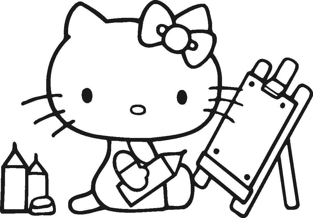 hello kitty free coloring pages free printable hello kitty coloring pages for pages kitty hello free coloring pages 