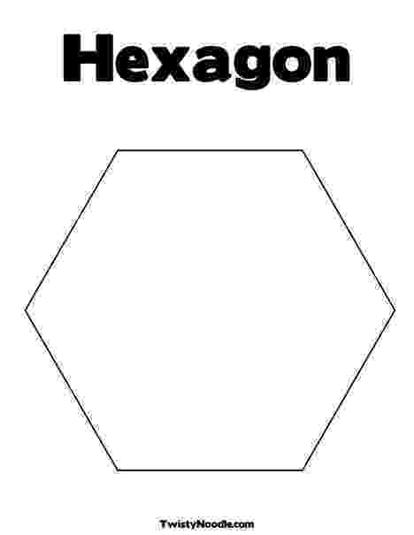 hexagon coloring page geometryczne kształty kolorowanki dla dzieci strona 2 hexagon coloring page 