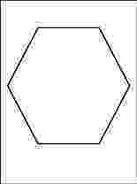 hexagon coloring page print geometry flashcards easy notecards page hexagon coloring 