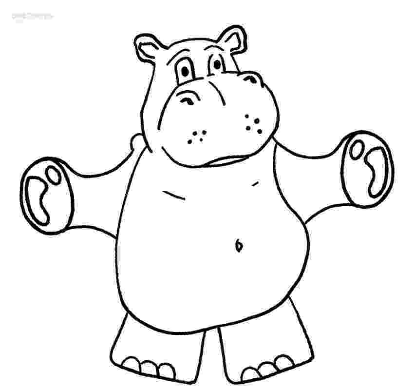 hippopotamus coloring page printable hippo coloring pages for kids cool2bkids coloring hippopotamus page 1 1
