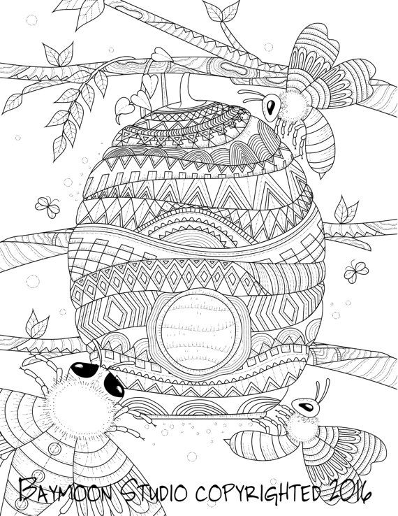honey bee coloring page free printable bee coloring pages for kids bee honey coloring page 