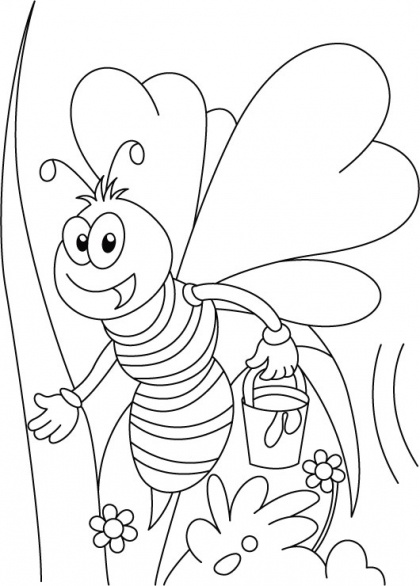 honey bee coloring page honey bee hive coloring page printable coloring pages bee honey coloring page 