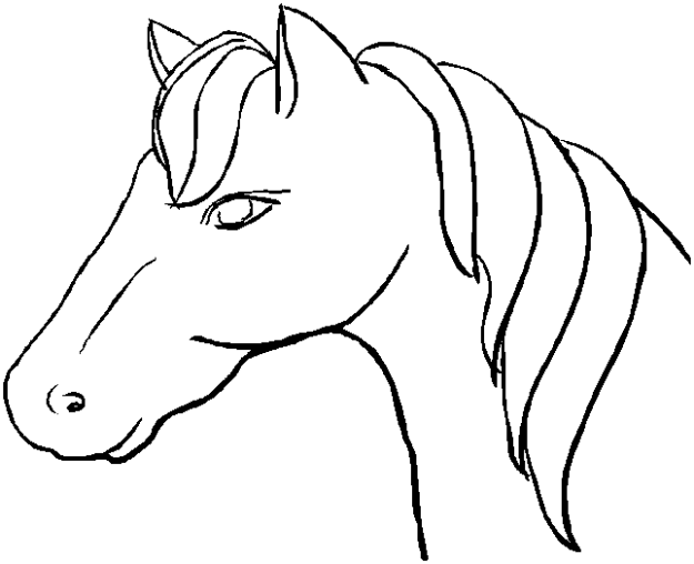 horse pics to color horse coloring pages for kids coloring pages for kids to color horse pics 