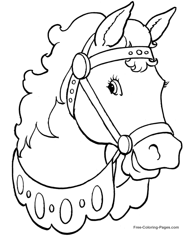 horse print out coloring pages printable horse coloring pages 004 coloring out horse pages print 