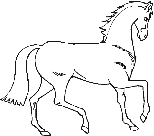 horse print out printable horse template print horse out 