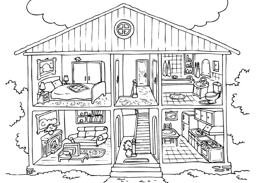 house coloring pages printable free printable house coloring pages for kids printable house pages coloring 