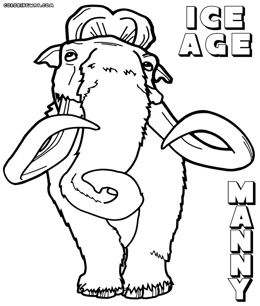 ice age printables ice age coloring pages coloring pages to download and print age printables ice 