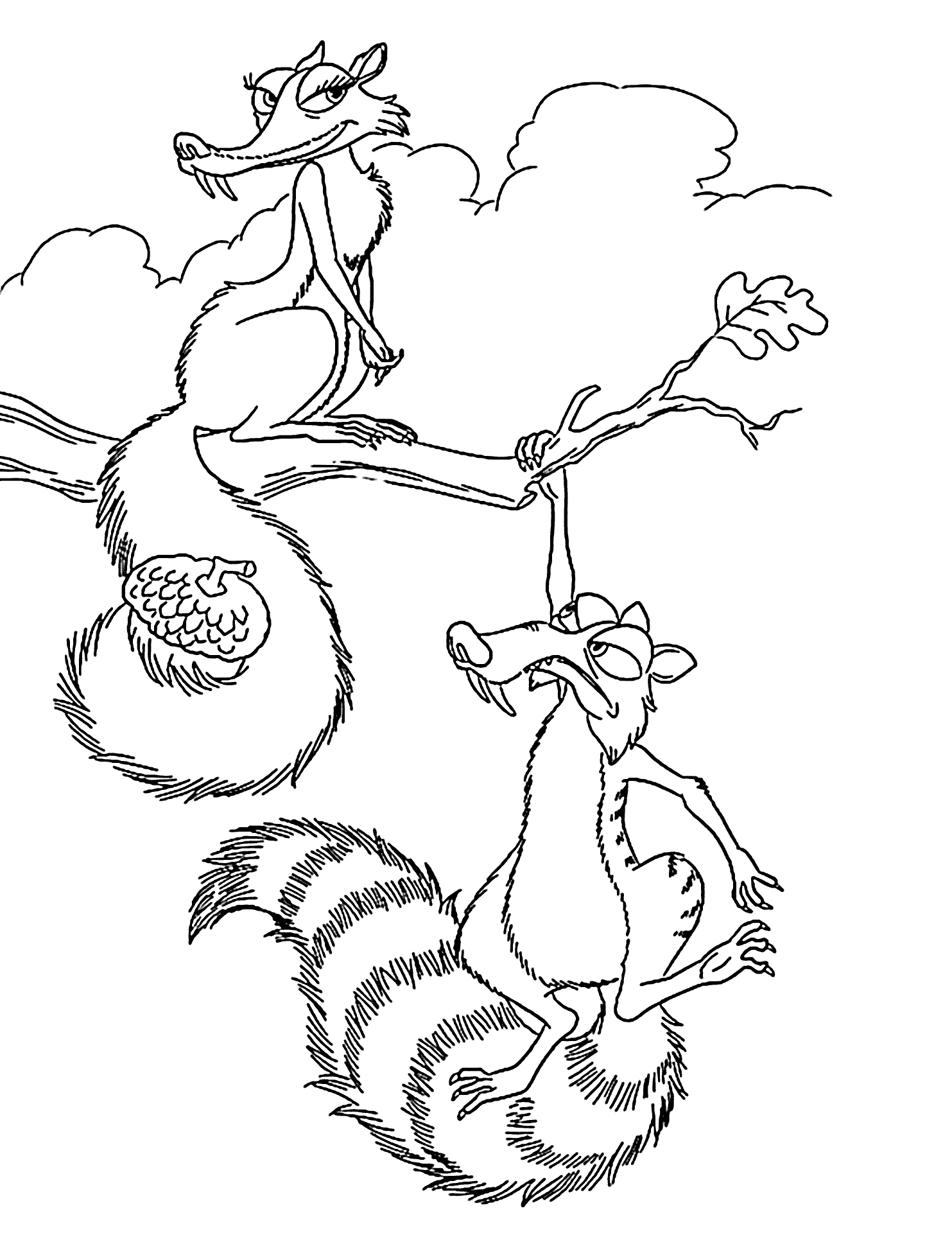 ice age printables ice age coloring pages coloringpagesabccom age ice printables 