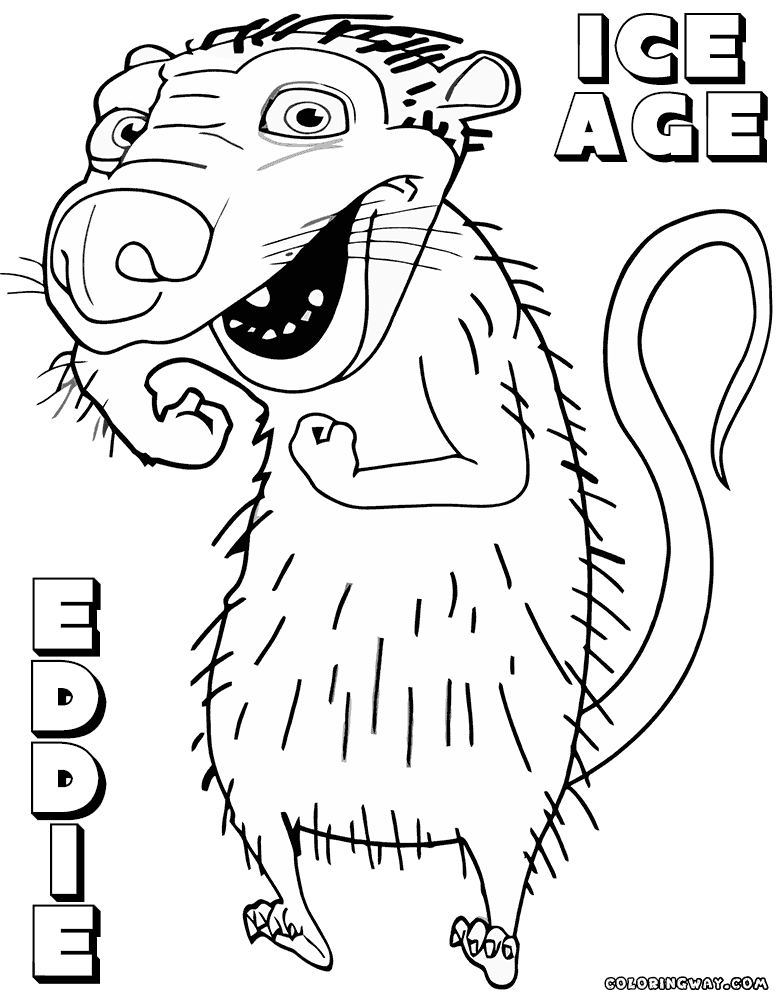 ice age printables ice age continental drift coloring picture my age ice printables 