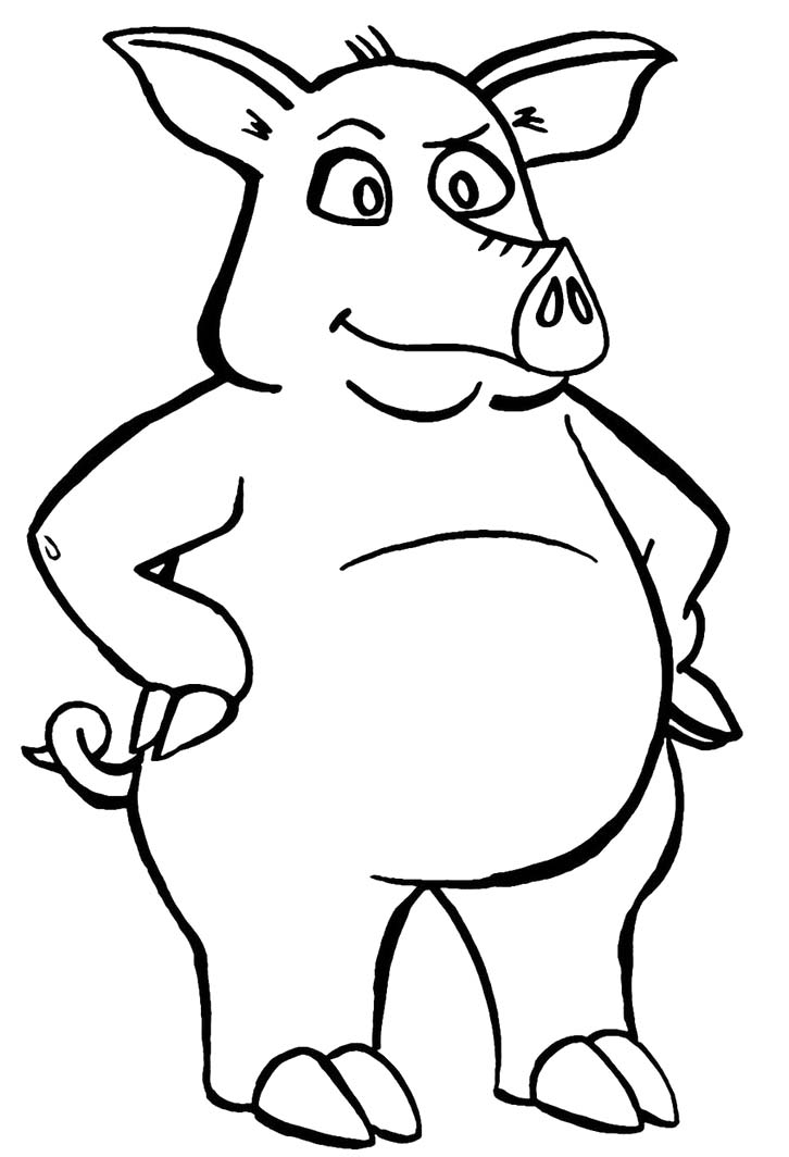 images of pigs to color free printable pig coloring pages for kids color of to images pigs 