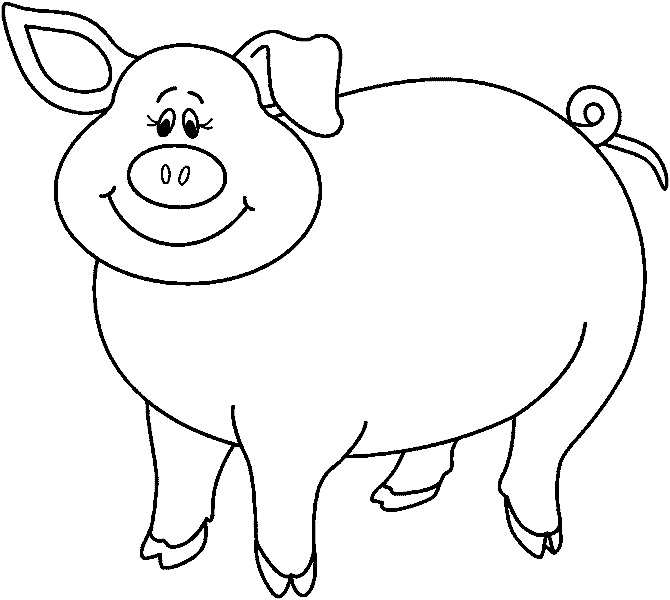 images of pigs to color free printable pig coloring pages for kids cool2bkids pigs of color to images 