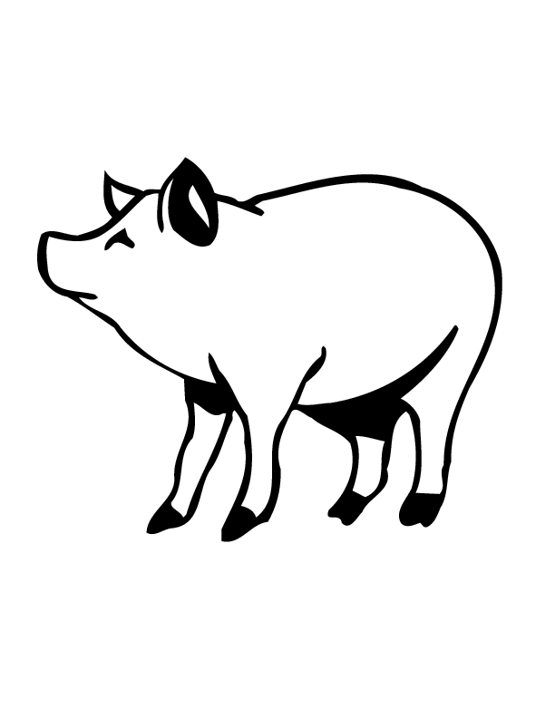 images of pigs to color free printable pig coloring pages for kids images color to of pigs 