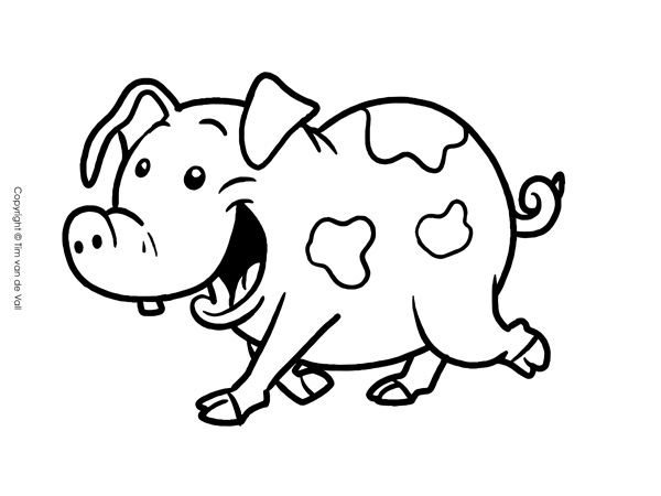 images of pigs to color pig smells something coloring page free printable pigs to images color of 