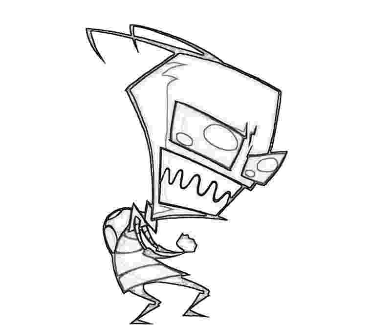 invader zim coloring pages 1000 images about making stencilspatches on pinterest coloring pages invader zim 