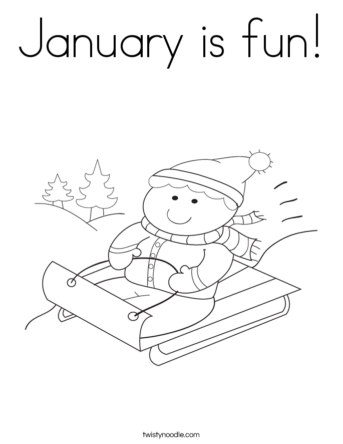 january coloring pages january is fun coloring page twisty noodle coloring pages january 