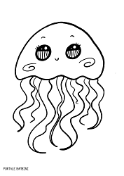 jellyfish coloring pictures giant jellyfish coloring page favecraftscom coloring pictures jellyfish 