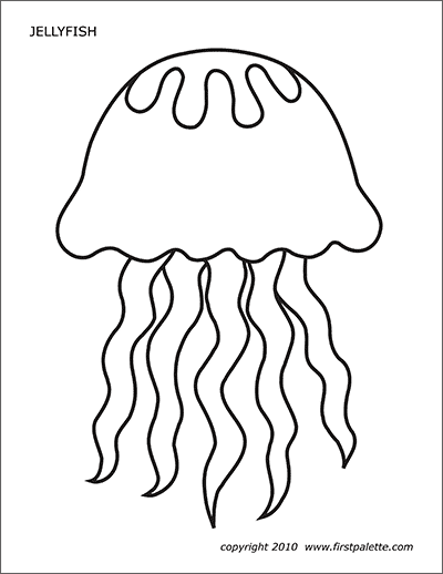 jellyfish coloring pictures jellyfish coloring pages getcoloringpagescom pictures coloring jellyfish 