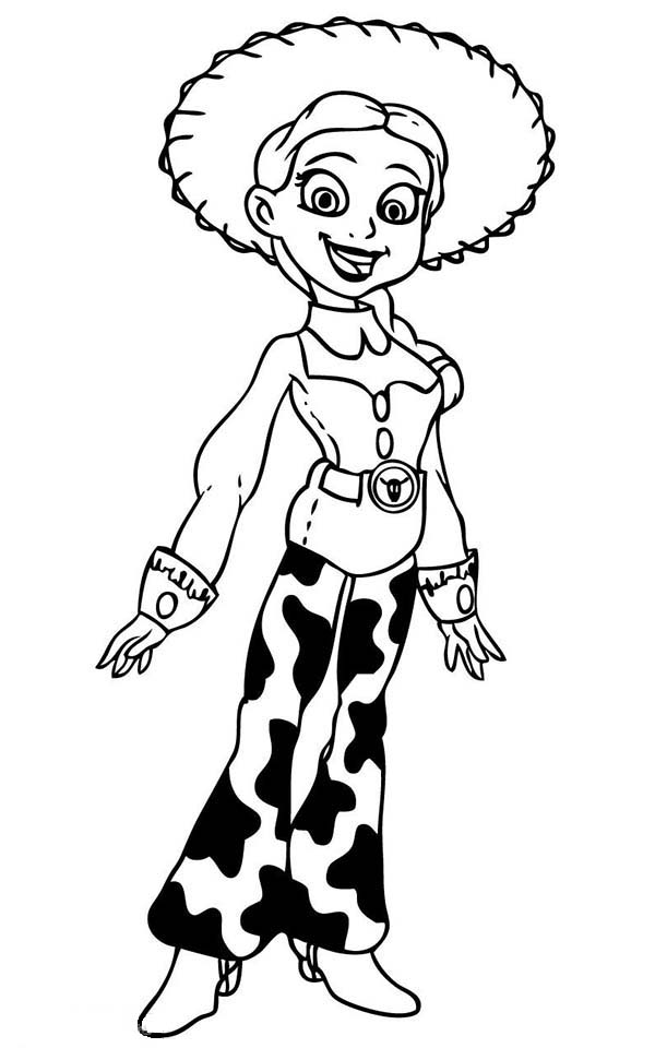 jessie coloring page jessie the cowgirl in toy story coloring page download page jessie coloring 