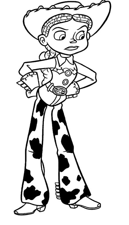 jessie coloring page toy story jessie coloring pages at getcoloringscom free jessie coloring page 