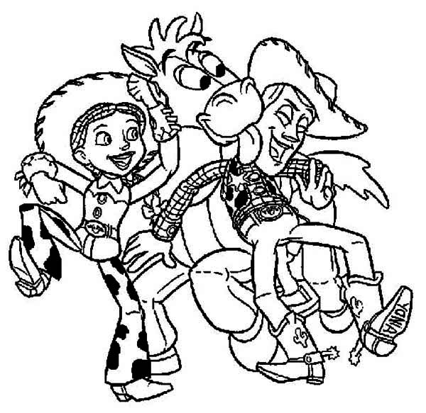 jessie colouring pages free printable toy story coloring pages for kids jessie pages colouring 