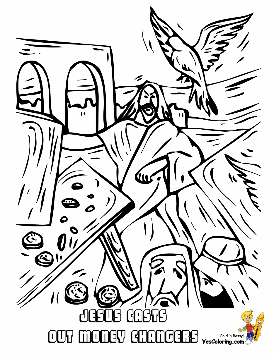 jesus and the money changers coloring page rock of ages bible coloring pages ree jesus coloring page changers money the coloring and jesus 