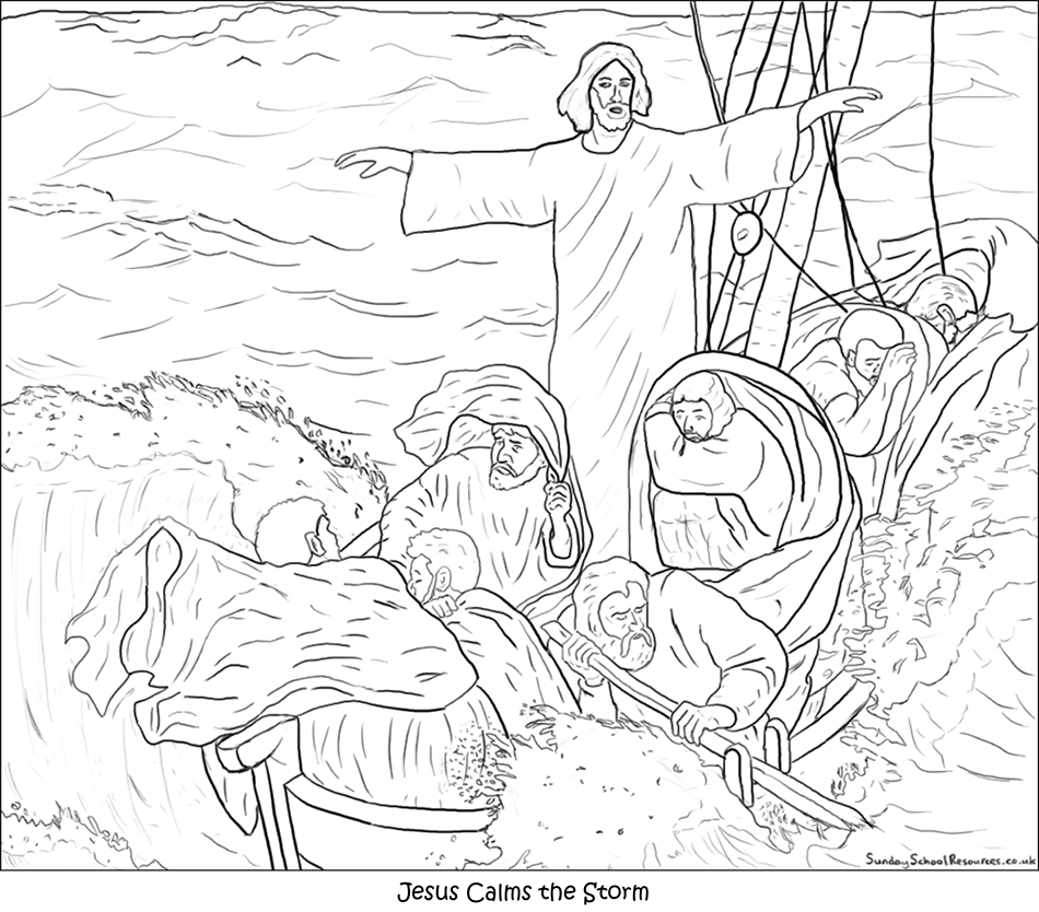 jesus calms the storm coloring page coloring pictures about jesus calming the storm coloring pages storm coloring the jesus calms page 