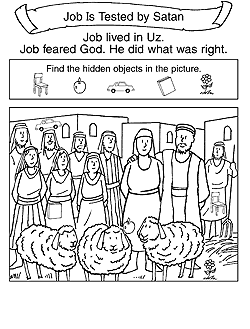 job bible story coloring page kids n funcom 126 coloring pages of bible stories coloring story job page bible 