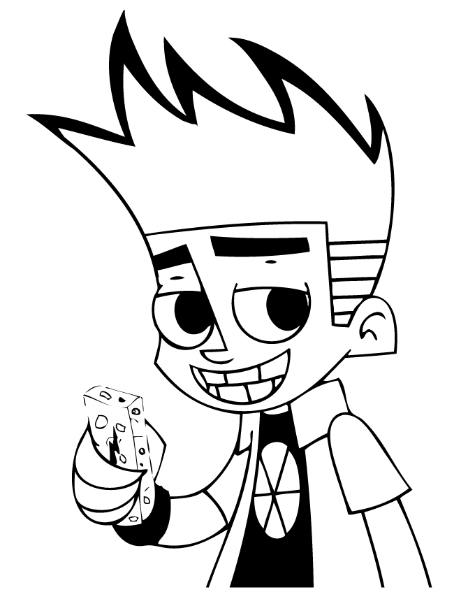 johnny test coloring pages how to draw johnny test step by step cartoon network coloring test pages johnny 