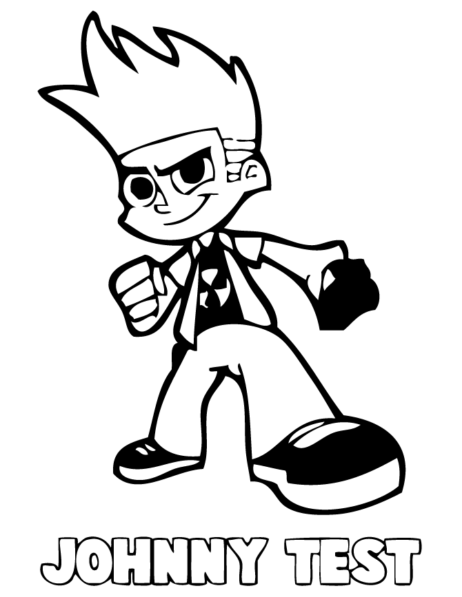 johnny test coloring pages kids page johnny test coloring pages free printable coloring pages test johnny 1 1