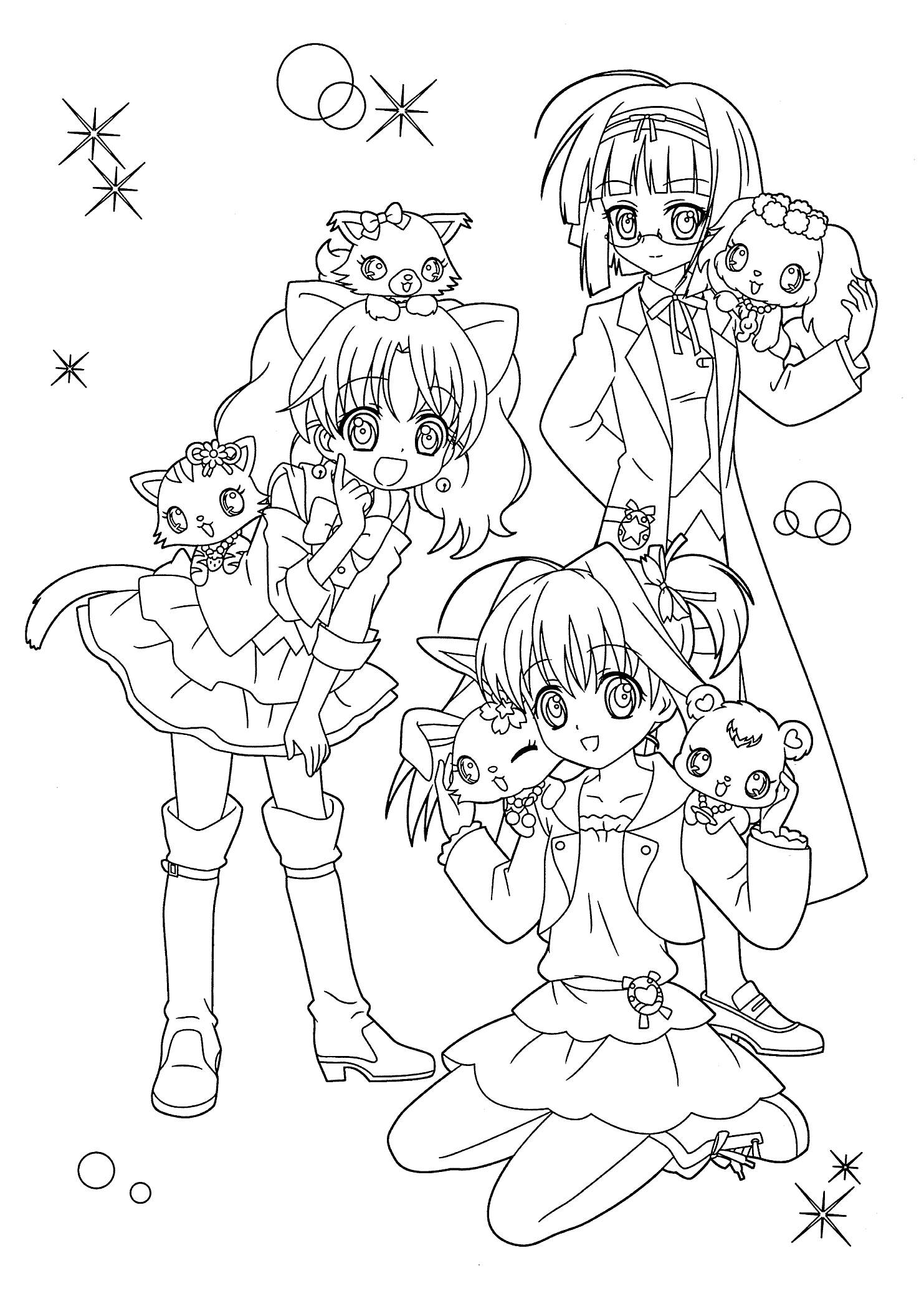 kawaii girls coloring pages pin on dez girls coloring pages kawaii 