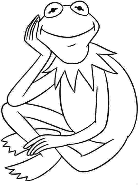 kermit the frog coloring pages the muppets kermit the frog think coloring pages kermit frog the pages coloring 