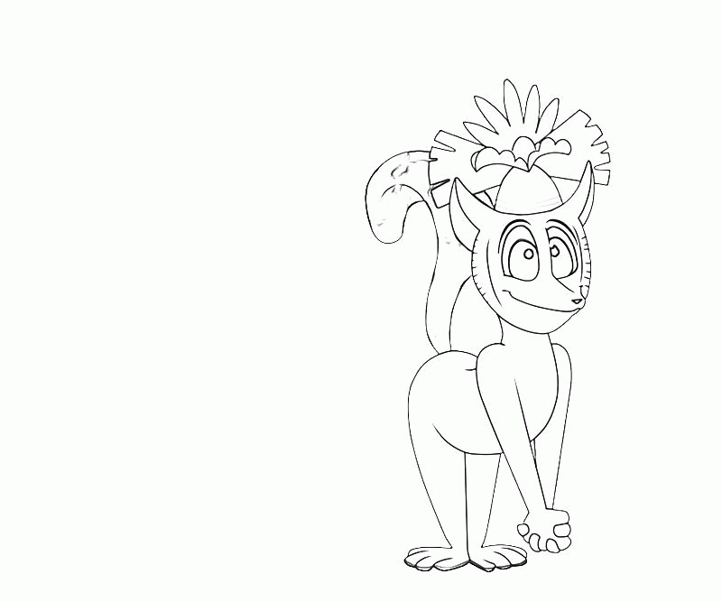 king julian coloring pages king julien cute avondale style julian king pages coloring 