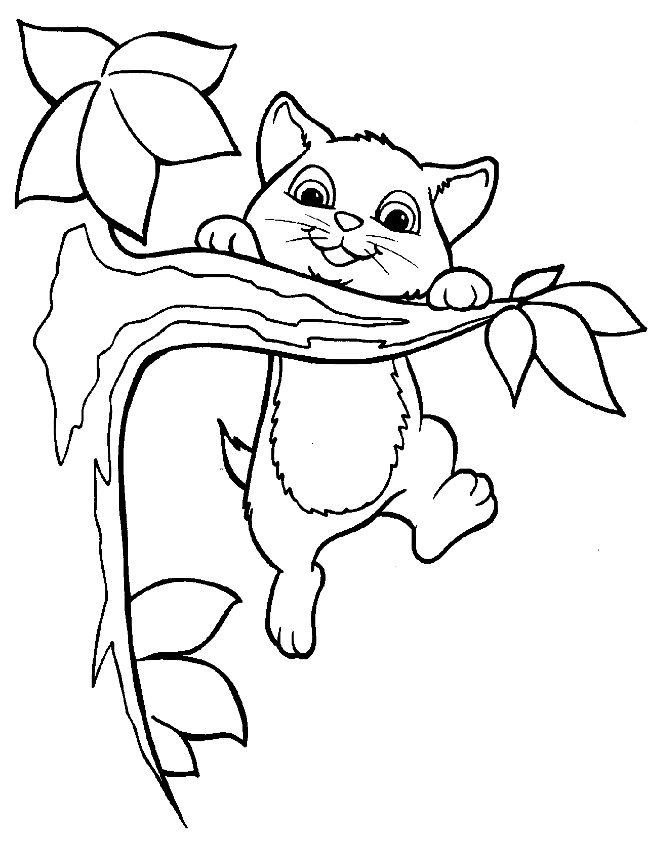 kitten color page kitten coloring pages getcoloringpagescom kitten color page 