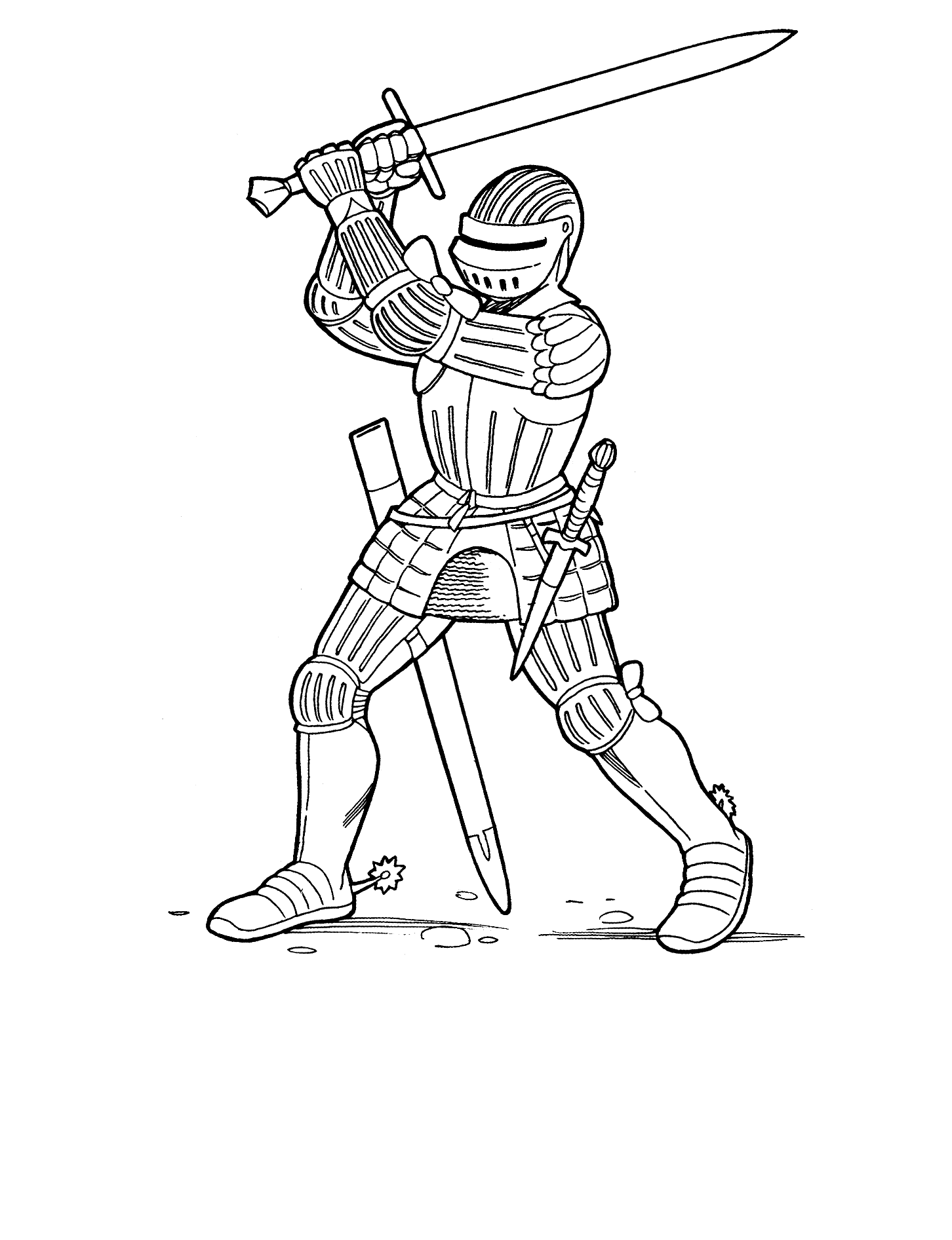 knight coloring page tutorials visual art lessons artcms coloring knight page 