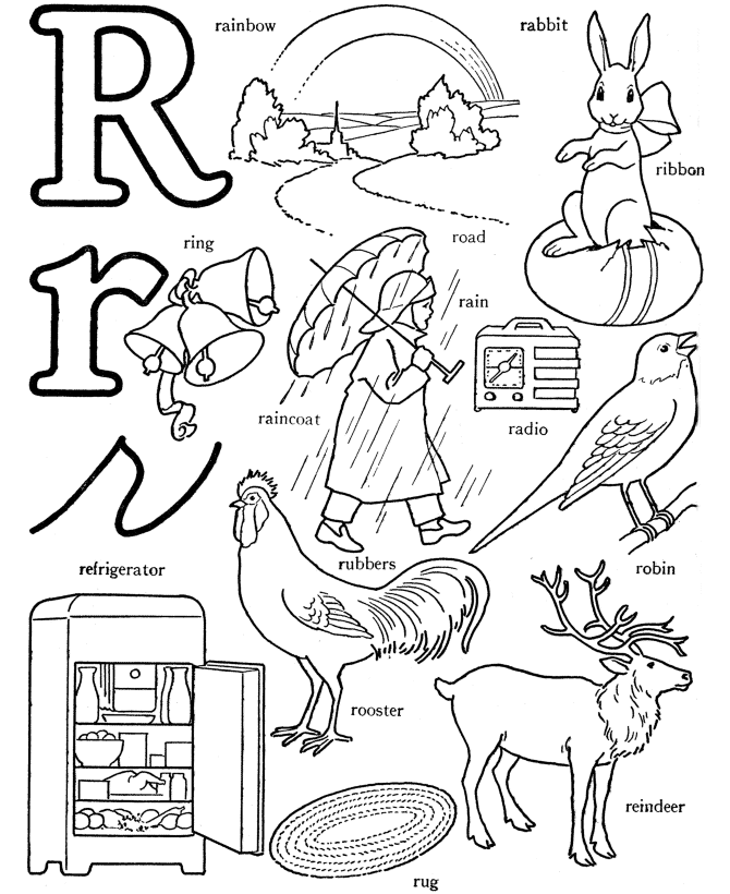 letter r coloring pages preschool letter r is for rabbit coloring page from letter r preschool coloring r pages letter 