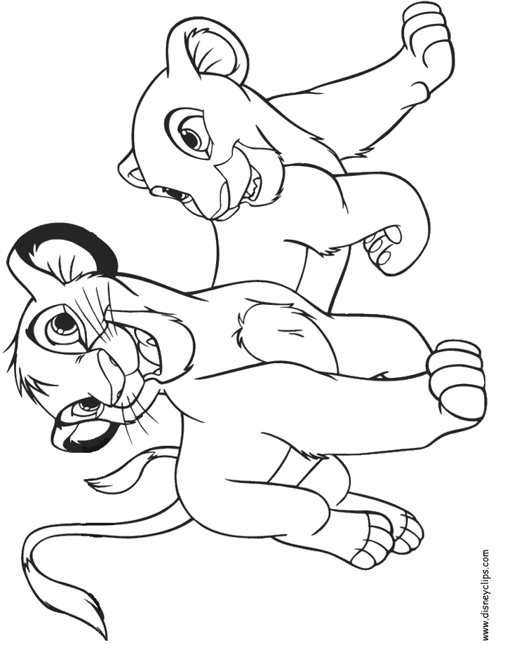 lion king coloring page fun learn free worksheets for kid ภาพระบายส the lion king page coloring lion 