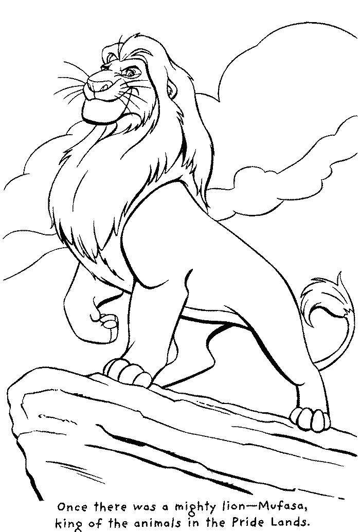 lion king coloring page the lion king coloring pages disneyclipscom lion coloring king page 