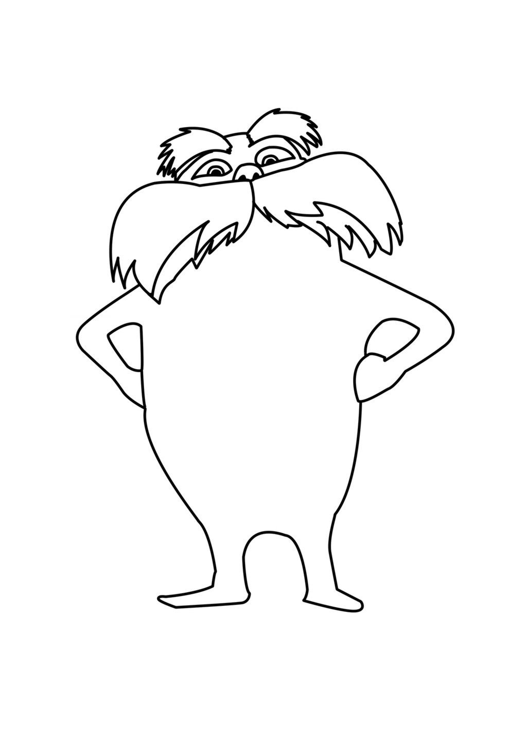 lorax coloring page lorax coloring page coloring home lorax page coloring 