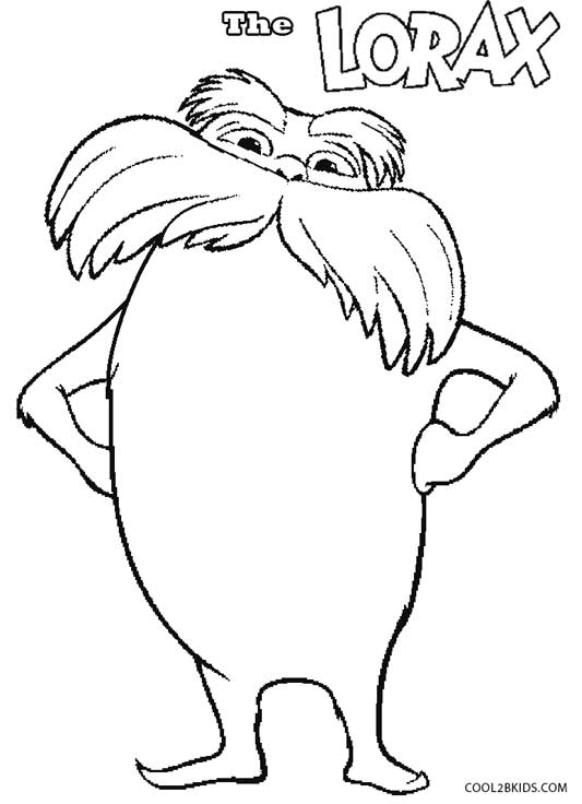 lorax coloring pages free printable lorax coloring pages for kids coloring lorax pages 