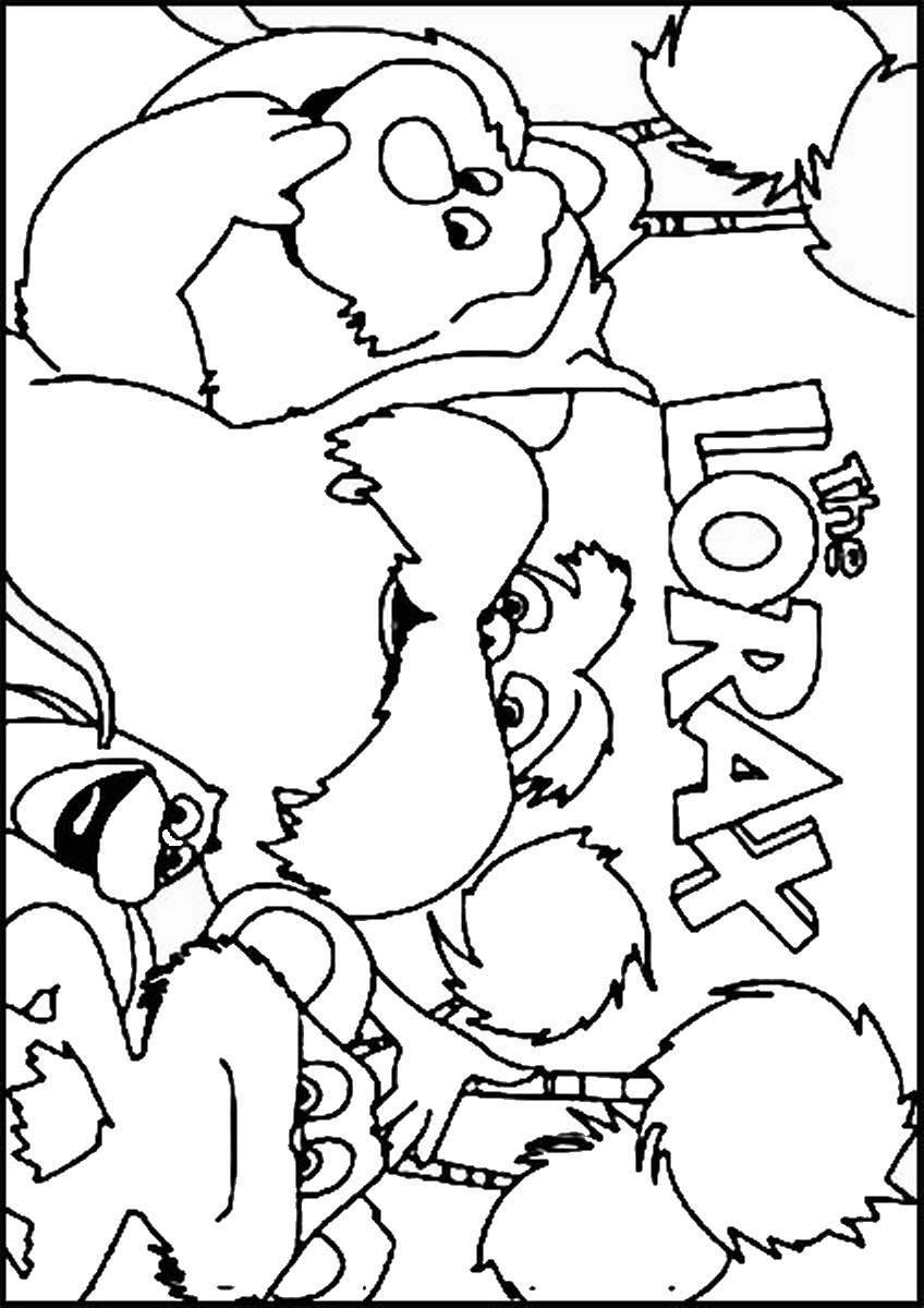 lorax coloring pages lorax coloring page free printable coloring pages pages coloring lorax 