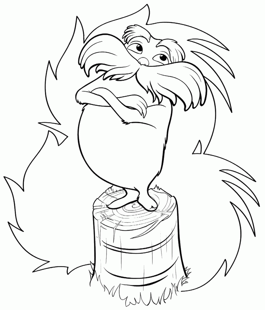 lorax coloring pages the lorax printable quotes quotesgram lorax coloring pages 