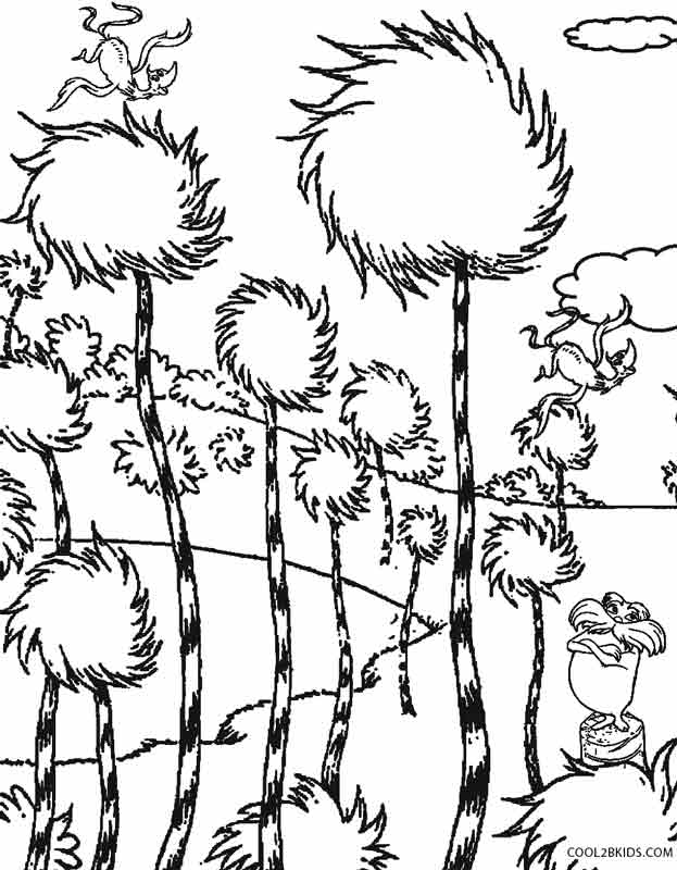 lorax coloring pages the lorax39s truffula trees recipe dishmaps coloring pages lorax 