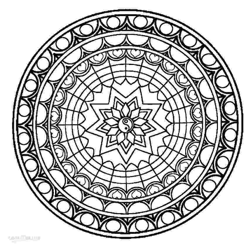mandalas to color printable mandala coloring pages for kids cool2bkids mandalas to color 
